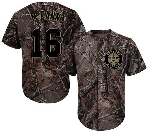 Astros #16 Brian McCann Camo Realtree Collection Cool Base Stitched Youth Baseball Jersey Astros #16 Brian McCann Camo Realtree Collection Cool Base Stitched Youth Baseball Jersey