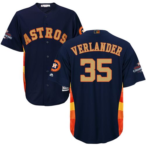 Astros #35 Justin Verlander Navy Blue 2018 Gold Program Cool Base Stitched Youth MLB Jersey Astros #35 Justin Verlander Navy Blue 2018 Gold Program Cool Base Stitched Youth MLB Jersey