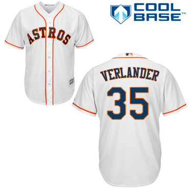 Astros #35 Justin Verlander White Cool Base Stitched Youth MLB Jersey Astros #35 Justin Verlander White Cool Base Stitched Youth MLB Jersey