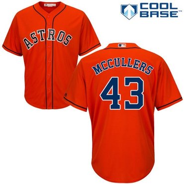 Astros #43 Lance McCullers Orange Cool Base Stitched Youth MLB Jersey Astros #43 Lance McCullers Orange Cool Base Stitched Youth MLB Jersey