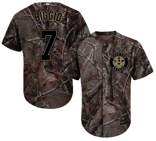 Astros #7 Craig Biggio Camo Realtree Collection Cool Base Stitched Youth Baseball Jersey Astros #7 Craig Biggio Camo Realtree Collection Cool Base Stitched Youth Baseball Jersey