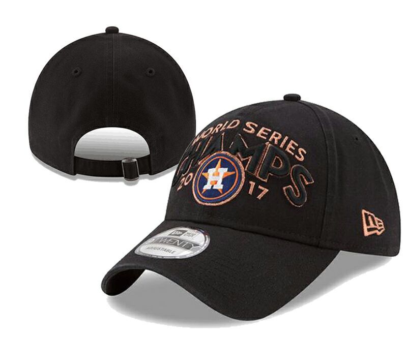 Astros Black 2017 World Series Champions Locker Room Adjustable Hat