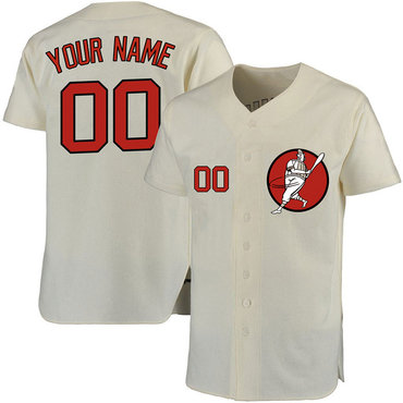 Astros Cream Men's Customized New Design Jersey Astros Cream Men's Customized New Design Jersey
