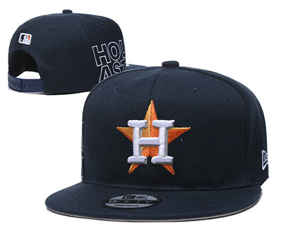 Astros Fresh Big Logo Navy Adjustable Hat YD