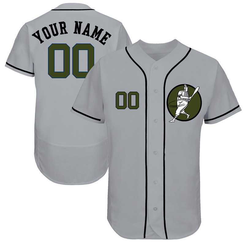 Astros Gray Men's Customized Green Logo Flexbase New Design Jersey Astros Gray Men's Customized Green Logo Flexbase New Design Jersey