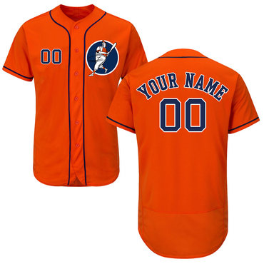 Astros Orange Men's Customized Flexbase New Design Jersey Astros Orange Men's Customized Flexbase New Design Jersey