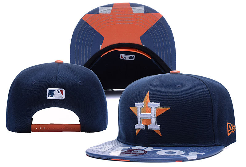 Astros Team Logo Navy Adjustable Hat YD