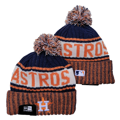 Astros Team Logo Pom Knit Hat YD Astros Team Logo Pom Knit Hat YD
