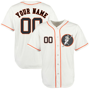 Astros White Men's Customized New Design Jersey Astros White Men's Customized New Design Jersey