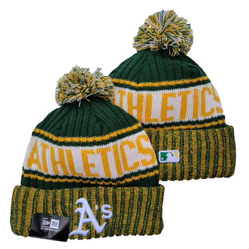Athletics Team Logo Pom Knit Hat YD Athletics Team Logo Pom Knit Hat YD