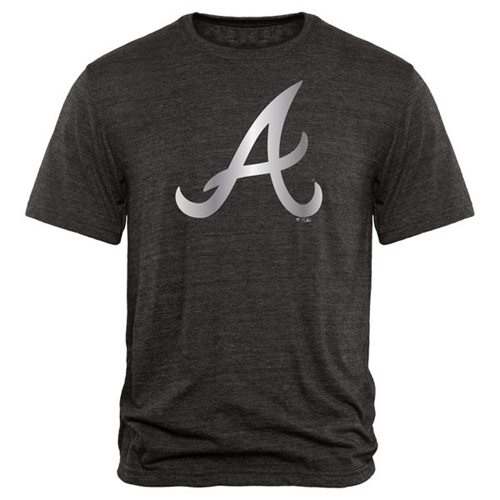 Atlanta Braves Fanatics Apparel Platinum Collection Tri-Blend T-Shirt Black Atlanta Braves Fanatics Apparel Platinum Collection Tri-Blend T-Shirt Black