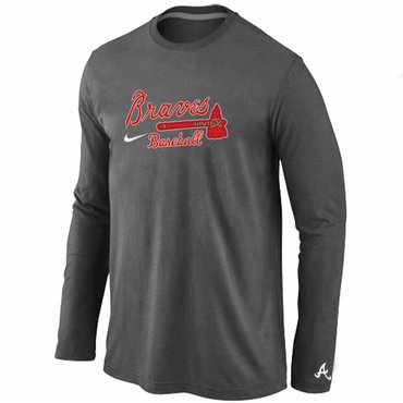 Atlanta Braves Long Sleeve T-Shirt D.Grey Atlanta Braves Long Sleeve T-Shirt D.Grey