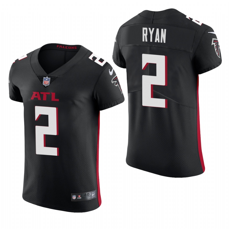 Atlanta Falcons #2 Matt Ryan Nike Men's Black Team Color Men's Stitched NFL 2020 Vapor Untouchable Elite Jersey Atlanta Falcons #2 Matt Ryan Nike Men's Black Team Color Men's Stitched NFL 2020 Vapor Untouchable Elite Jersey