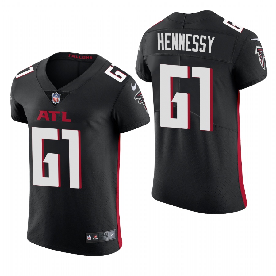 Atlanta Falcons #61 Matt Hennessy Nike Men's Black Team Color Men's Stitched NFL 2020 Vapor Untouchable Elite Jersey Atlanta Falcons #61 Matt Hennessy Nike Men's Black Team Color Men's Stitched NFL 2020 Vapor Untouchable Elite Jersey