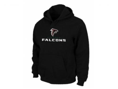 Atlanta Falcons Authentic Logo Pullover Hoodie Black Atlanta Falcons Authentic Logo Pullover Hoodie Black