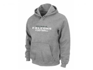 Atlanta Falcons Authentic font Pullover Hoodie Grey Atlanta Falcons Authentic font Pullover Hoodie Grey