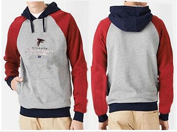 Atlanta Falcons Critical Victory Pullover Hoodie Grey & Red
