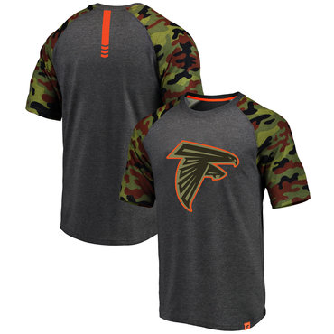 Atlanta Falcons Heathered Gray Camo NFL Pro Line By Fanatics Branded T-Shirt Atlanta Falcons Heathered Gray Camo NFL Pro Line By Fanatics Branded T-Shirt