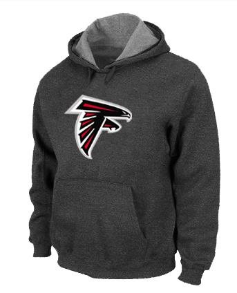 Atlanta Falcons Logo Pullover Hoodie D.Grey