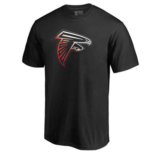 Atlanta Falcons Pro Line By Fanatics Branded Black Big & Tall Gradient Logo T-Shirt Atlanta Falcons Pro Line By Fanatics Branded Black Big & Tall Gradient Logo T-Shirt