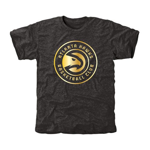 Atlanta Hawks Gold Collection Tri-Blend T-Shirt Black Atlanta Hawks Gold Collection Tri-Blend T-Shirt Black