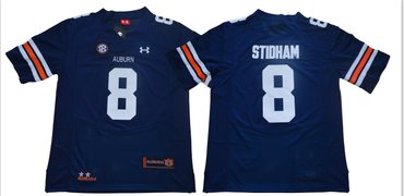 Auburn Tigers 8 Jarrett Stidham Navy College Football Jersey