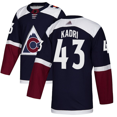 Avalanche #43 Nazem Kadri Navy Alternate Authentic Stitched Hockey Jersey Avalanche #43 Nazem Kadri Navy Alternate Authentic Stitched Hockey Jersey