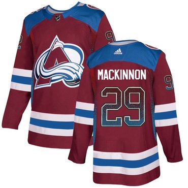Avalanche 29 Nathan MacKinnon Burgundy Drift Fashion Adidas Jersey