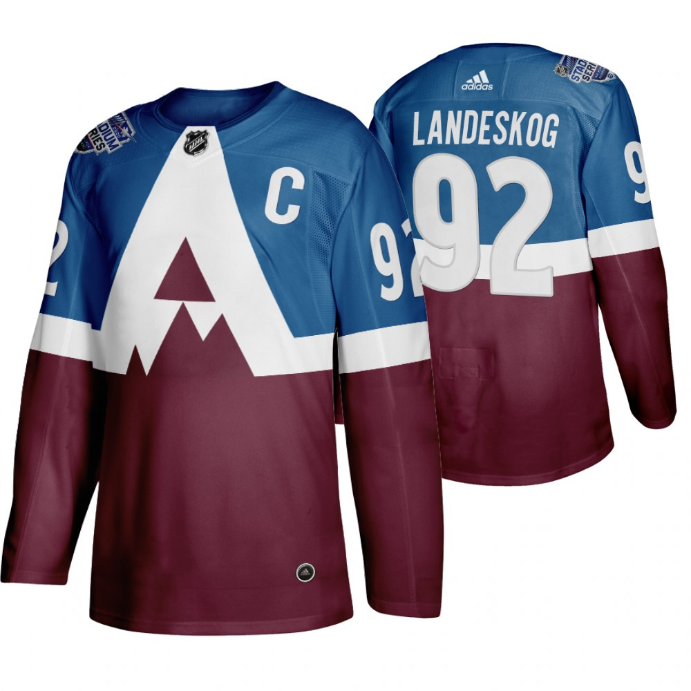 Avalanche 92 Gabriel Landeskog Blue Red 2020 NHL Stadium Series Adidas Jersey Avalanche 92 Gabriel Landeskog Blue Red 2020 NHL Stadium Series Adidas Jersey
