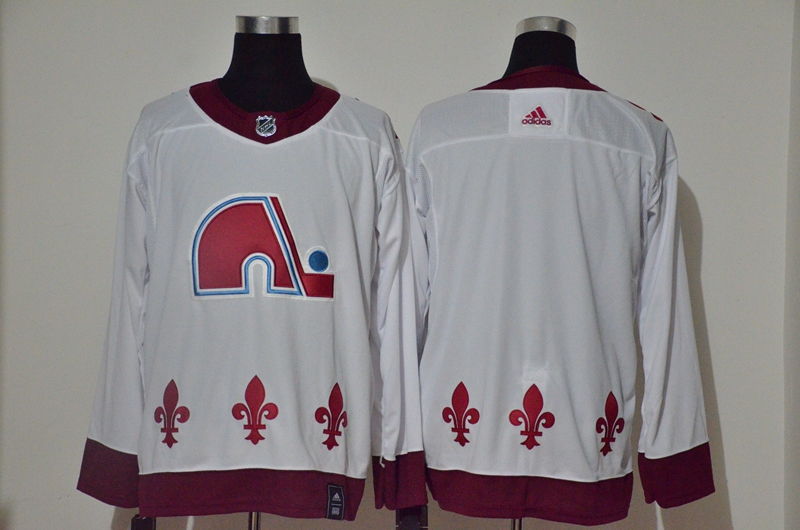 Avalanche Blank White 2020-21 Reverse Retro Adidas Jersey Avalanche Blank White 2020-21 Reverse Retro Adidas Jersey