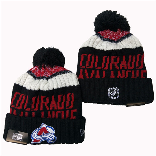 Avalanche Team Logo Pom Knit Hat YD Avalanche Team Logo Pom Knit Hat YD