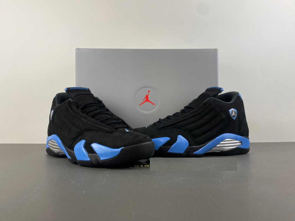 Air Jordan 14 Black/University Blue 487471-002