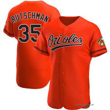 Baltimore Orioles #35 Adley  Rutschman Orange Flexbase Jersey