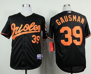 Baltimore Orioles #39 Kevin Gausman Black Cool Base Stitched Baseball Jersey