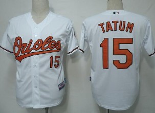 Baltimore Orioles 15 Tatum White 2011 Cool Base MLB Jerseys