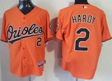 Baltimore Orioles 2 J.J.Hardy Orange Cool Base MLB Jerseys