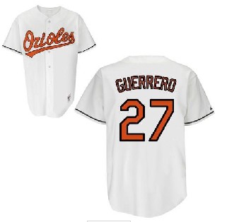 Baltimore Orioles 27 Guerrero White Jerseys 2011 New