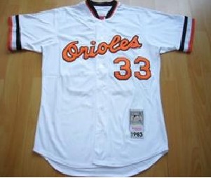 Baltimore Orioles 33 Eddie Murray White Jerseys