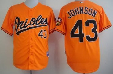 Baltimore Orioles 43 Jim Johnson Orange Cool Base MLB Jerseys
