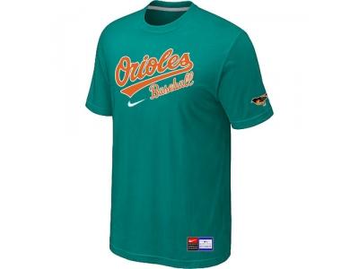 Baltimore Orioles Green NEW Short Sleeve Practice T-Shirt