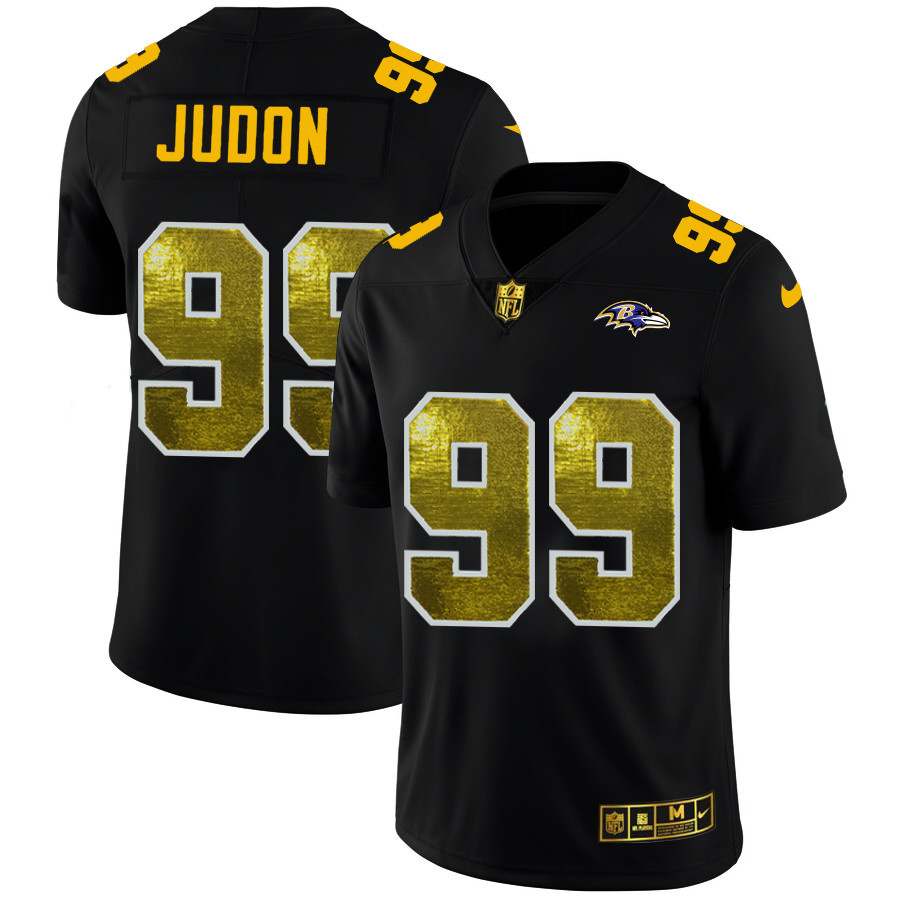Baltimore Ravens #99 Matthew Judon Men's Black Nike Golden Sequin Vapor Limited NFL Jersey Baltimore Ravens #99 Matthew Judon Men's Black Nike Golden Sequin Vapor Limited NFL Jersey