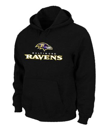Baltimore Ravens Authentic Logo Pullover Hoodie Black Baltimore Ravens Authentic Logo Pullover Hoodie Black
