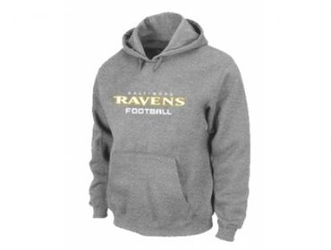 Baltimore Ravens Authentic font Pullover Hoodie Grey Baltimore Ravens Authentic font Pullover Hoodie Grey