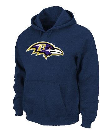 Baltimore Ravens Logo Pullover Hoodie D.Blue Baltimore Ravens Logo Pullover Hoodie D.Blue