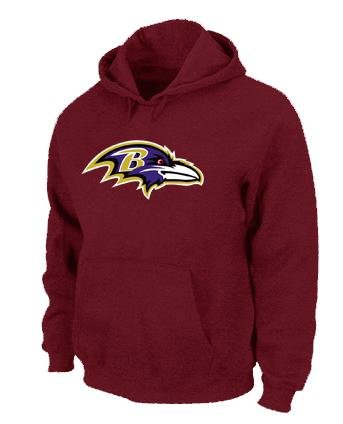 Baltimore Ravens Logo Pullover Hoodie RED Baltimore Ravens Logo Pullover Hoodie RED