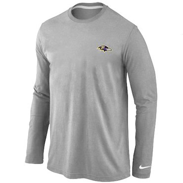 Baltimore Ravens Sideline Legend Authentic Long Sleeve T-Shirt Grey Baltimore Ravens Sideline Legend Authentic Long Sleeve T-Shirt Grey