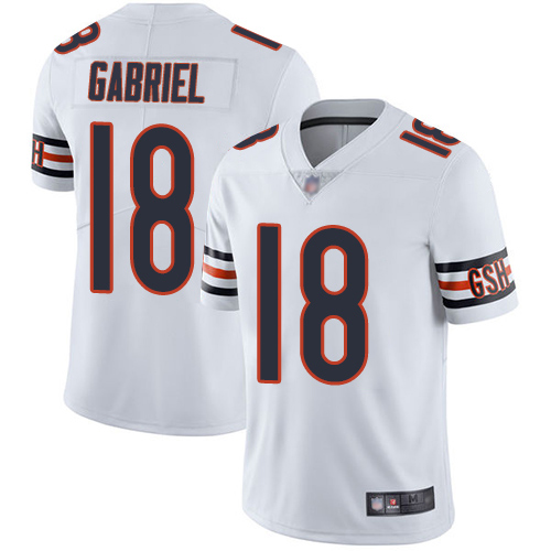 Bears #18 Taylor Gabriel White Youth Stitched Football Vapor Untouchable Limited Jersey Bears #18 Taylor Gabriel White Youth Stitched Football Vapor Untouchable Limited Jersey