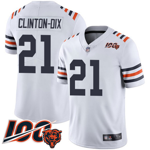 Bears #21 Ha Ha Clinton-Dix White Alternate Men's Stitched Football Vapor Untouchable Limited 100th Season Jersey Bears #21 Ha Ha Clinton-Dix White Alternate Men's Stitched Football Vapor Untouchable Limited 100th Season Jersey