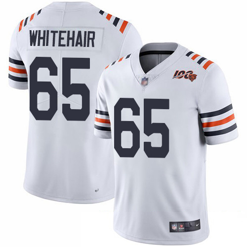 Bears #65 Cody Whitehair White Alternate Youth Stitched Football Vapor Untouchable Limited 100th Season Jersey Bears #65 Cody Whitehair White Alternate Youth Stitched Football Vapor Untouchable Limited 100th Season Jersey
