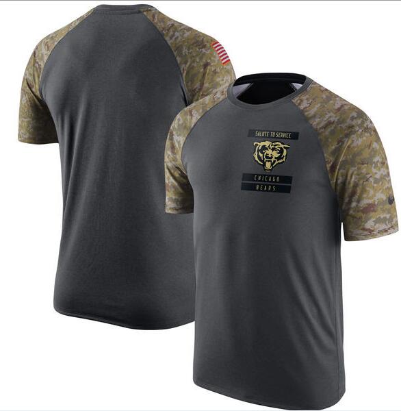 Bears Anthracite Salute to Service Men's Short Sleeve T-Shirt Bears Anthracite Salute to Service Men's Short Sleeve T-Shirt